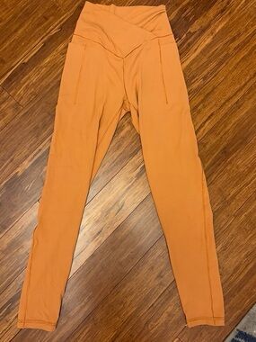 High-Waist Orange Leggings Offline by Aerie